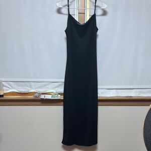 Elegant Black Slip Dress